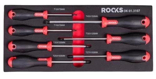 ROOKS Satz Schraubendreher TORX, 7-teilig von ROOKS