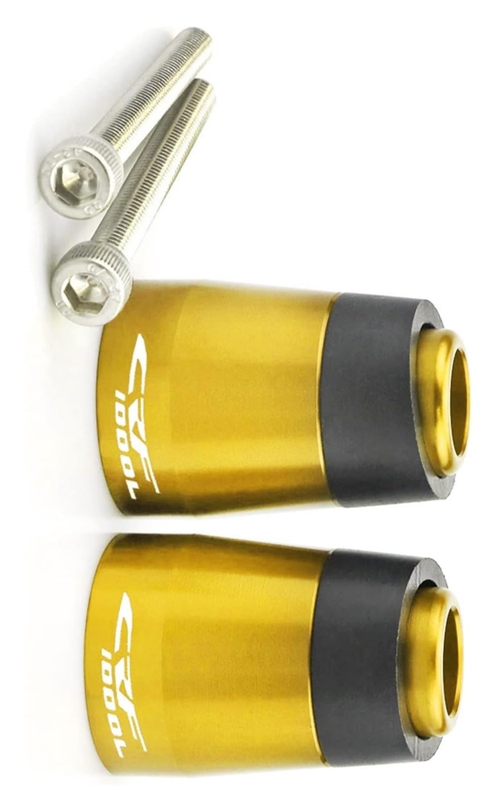 Für Afrika Twin CRF1000L 2017 2018 2019 Motorrad CNC Aluminium Lenker Bar Ends Balance Pads Hand Grip Stecker Slider Lenkerendstopfen(Gold) von RORLL