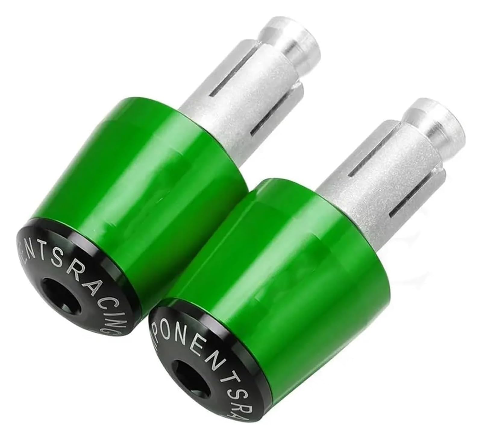 Für CB500X CB 500X CB 500 X CB500 X 2013-2018 Motorräder Lenker Griffe Kappe Gewicht TeileAnti Vibration Stecker Enden Lenkerendstopfen(Green Black) von RORLL