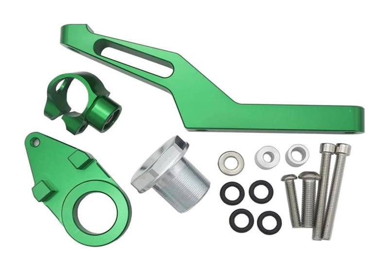 Für Kawa&saki ZX6R ZX-6R ZX 6R 2009-2022 Einstellbare Motorrad Lenkung Stabilisieren Dämpfer Halterung Halterung Motorrad Dämpfer Stabilisator(A15) von RORLL