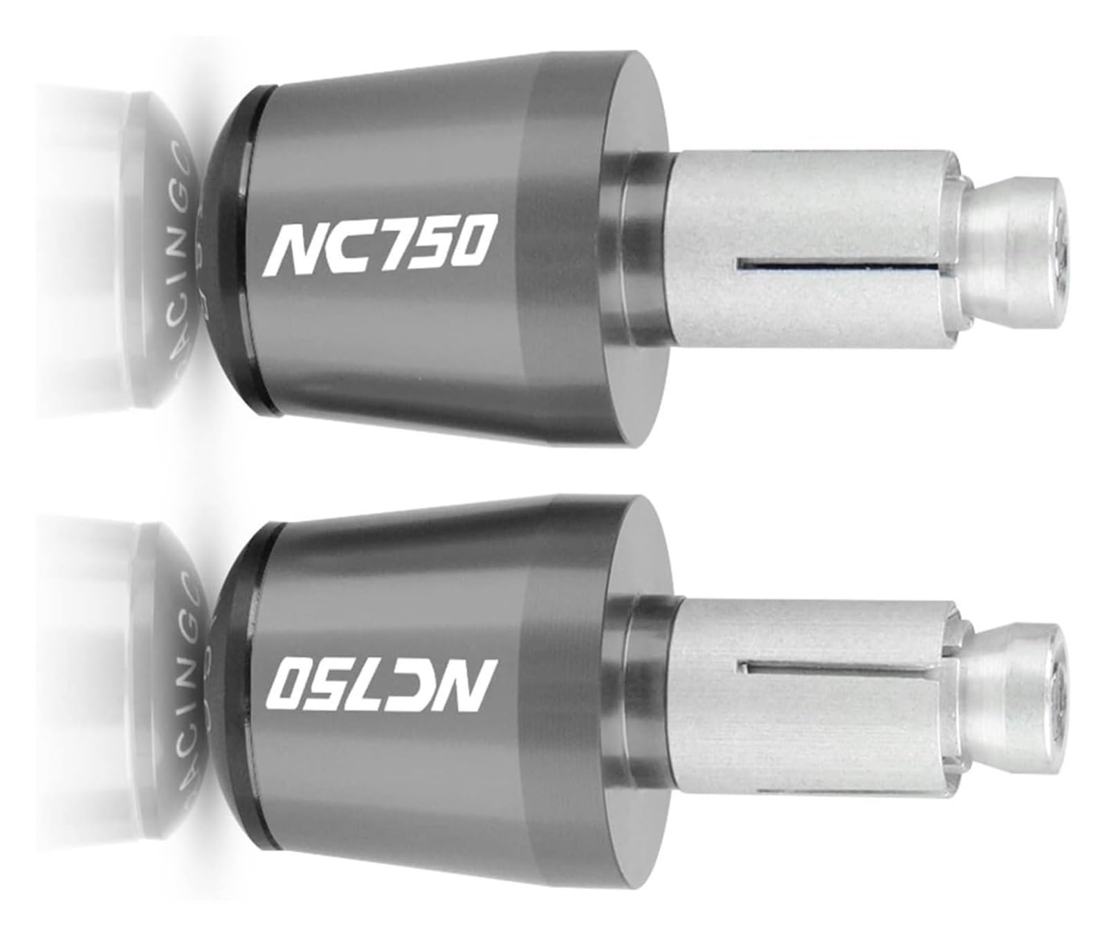 Für NC750 NC750S NC750X NC 750S/X 2014-2017 7/8 "22MM Motorrad Zubehör Lenker Griffe Griff Bar Kappe End Stecker Lenkerendstopfen(G-Black) von RORLL