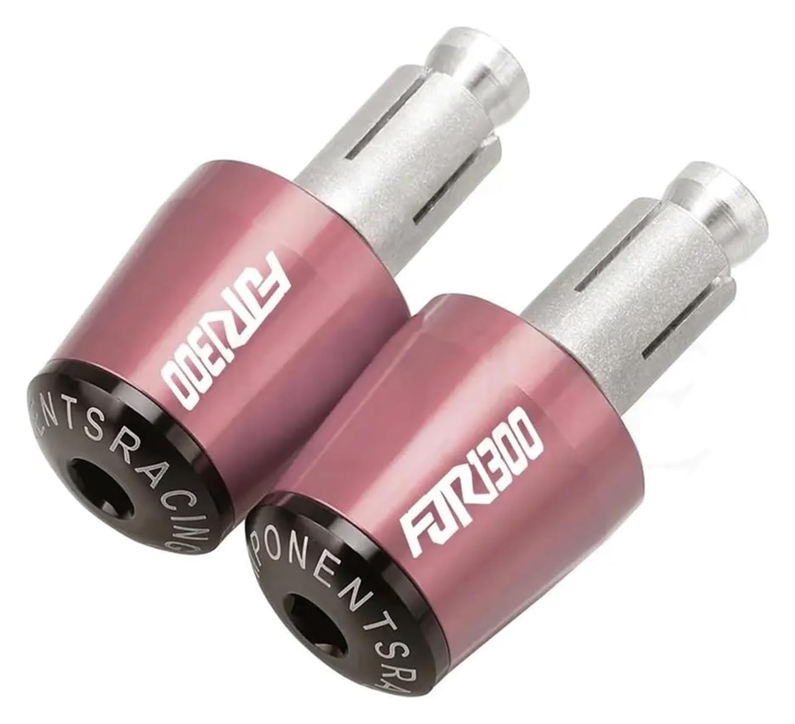 Für Y&amaha FJR1300 FJR 1300 2003 FJR1300 A 2004-2017 Motorräder Lenkergriffe Kappe GewichtsteileAnti Vibrationsstecker Enden Lenkerendstopfen(Pink Black) von RORLL