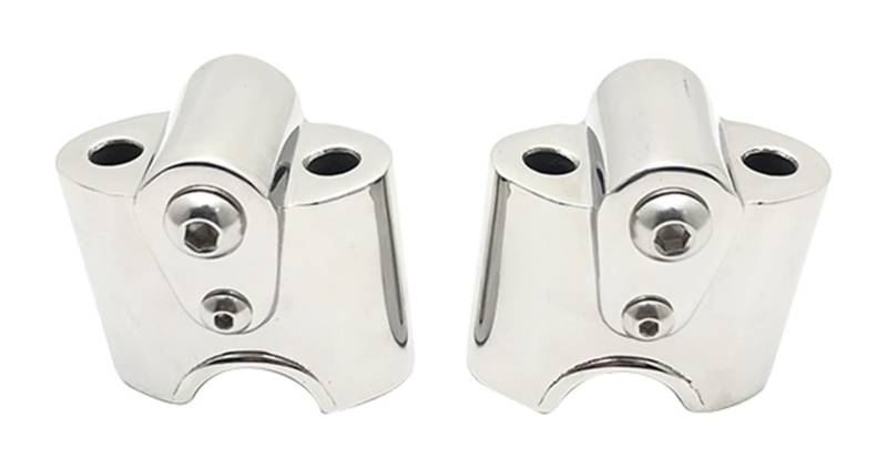 Motorrad Lenkererhöhung Für B&MW Für R18 Für R 18 2020-2022 Motorrad Chrom Aluminium Lenker Riser Bar Montieren Griff Klemme Montage Lift Clamp Adapter von RORLL