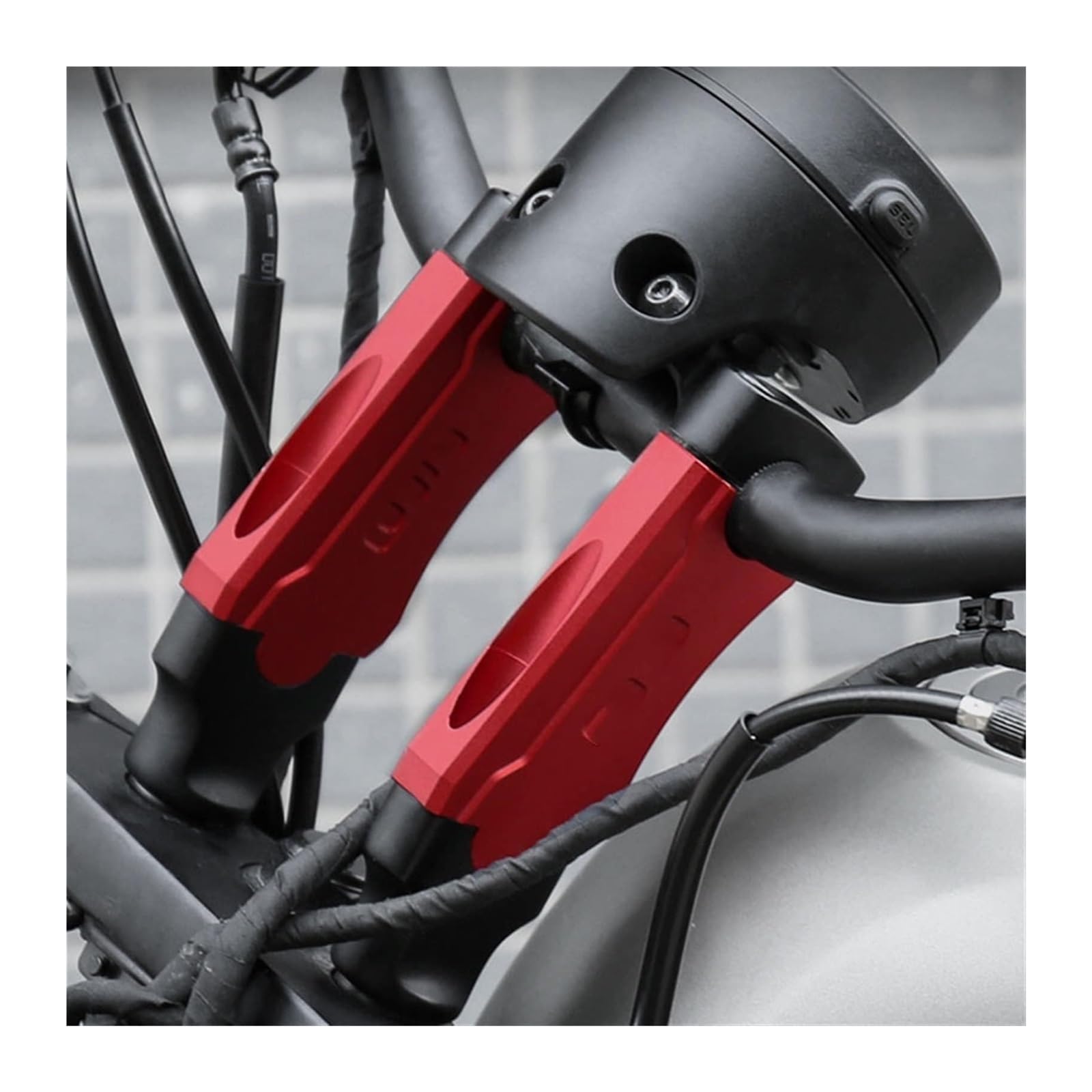 Motorrad Lenkererhöhung Für Rebel Für CMX 500 300 Für cm 300 2020 2021 Motorrad Zubehör Lenker Riser Bar Montieren Griff Klemme(rot) von RORLL