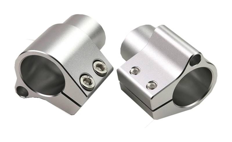 Motorrad Lenkererhöhung Für Suz&uki Für GW 250 Für GW250 Für Inaz&uma 2011-2018 Heighter Motorrad Griff Bar Clamp Angehoben Verlängern Lenker Halterung Riser(Silber) von RORLL