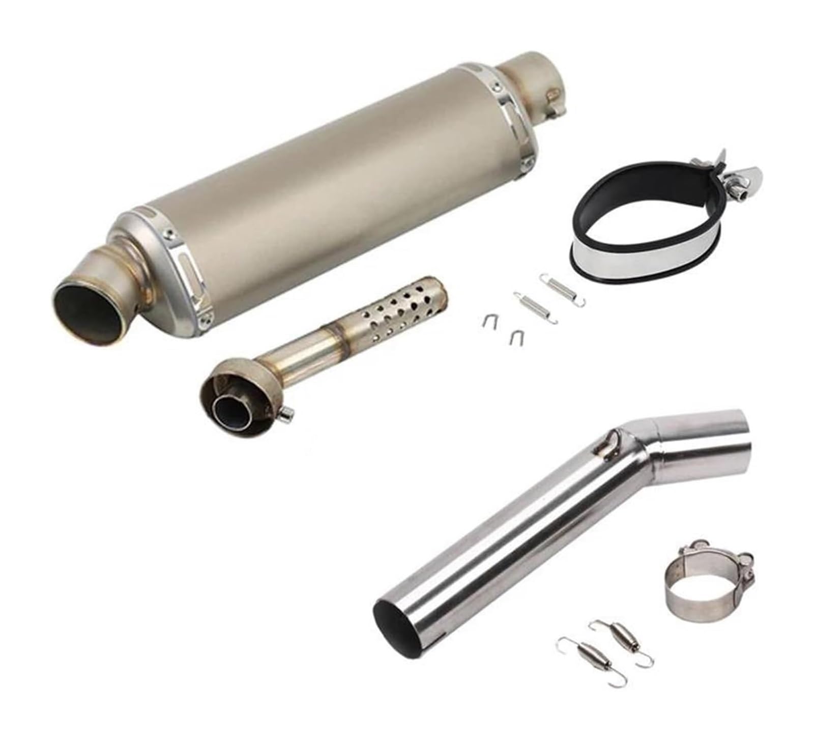 Motorrad Mittleres Auspuffrohr Für Y&Amaha FZS 600 Für Fazer 1998-2003 Motorrad Auspuff Escape Escape Muffler Middle Link Rohrzubehör Motorrad Auspuff Mittelrohr(Type B) von RORLL