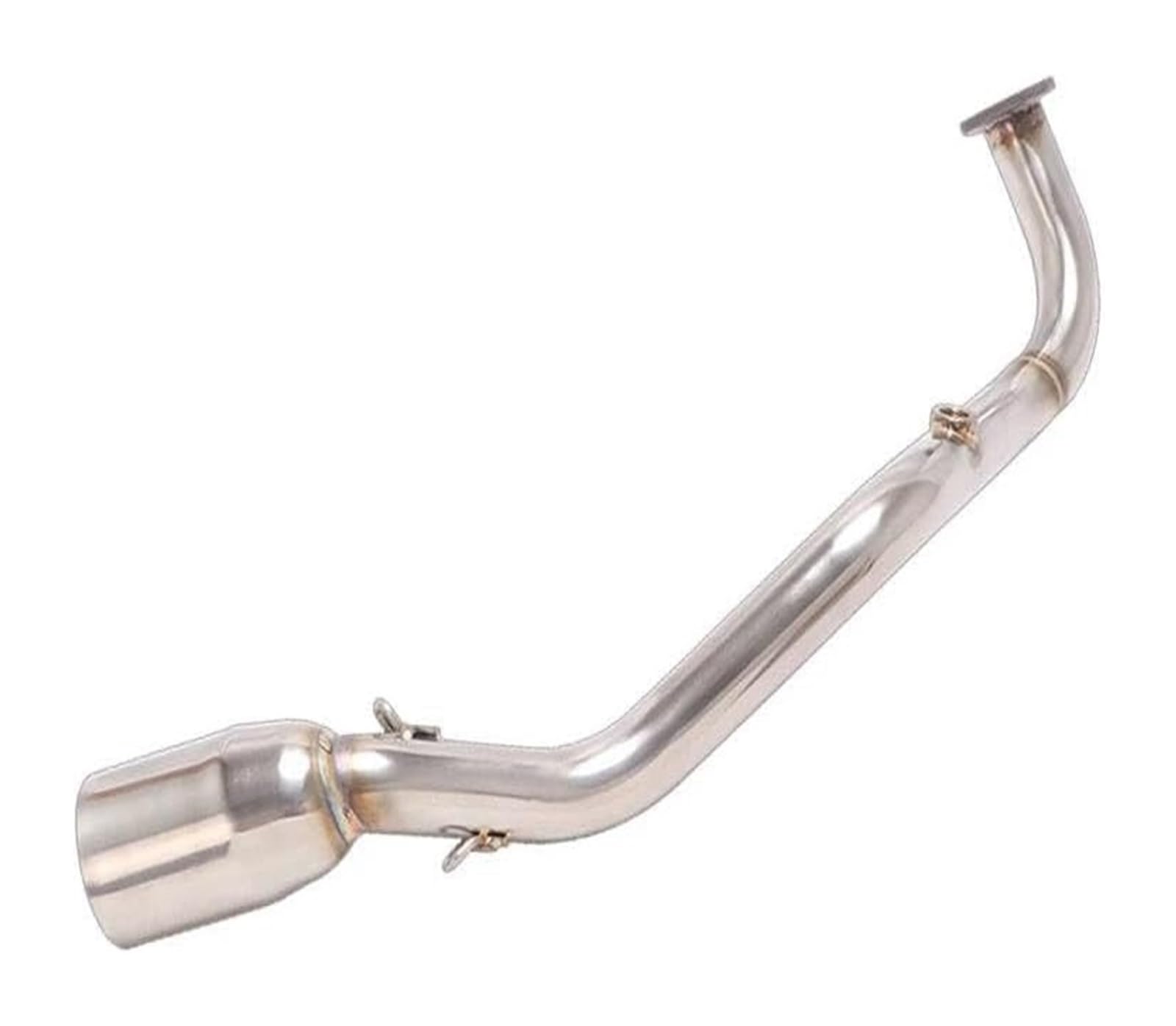 Motorrad Mittleres Auspuffrohr Für Y&amaha Für Xmax 125 X MAX125 2021 2022 Motorrad-Auspuff-Endschalldämpfer Auspuffanlagen Slip On Modified Front Link Pipe Motorrad Auspuff Mittelrohr von RORLL