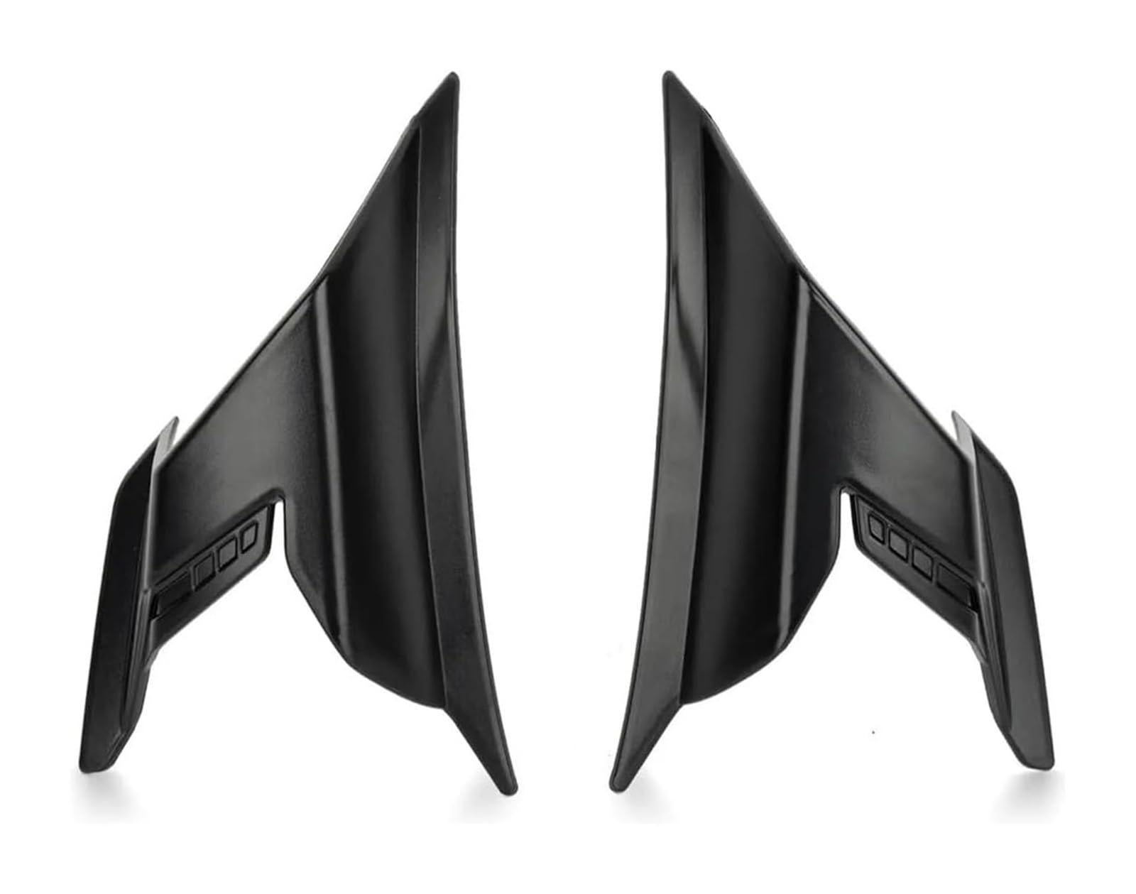 Motorrad-Seitenluftkanal Für ADV160 Adv160 ADV 160 Motorrad Aerodynamische Winglet ABS Spoiler Kompatible Modelle Seitenspoiler(Schwarz) von RORLL