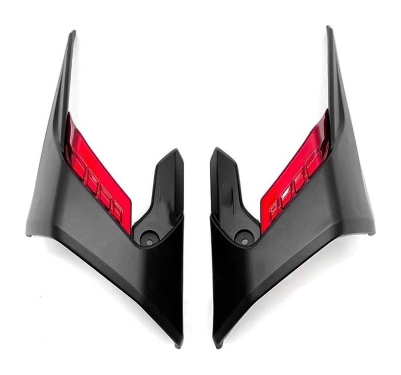 Motorrad-Seitenluftkanal Für CB650R 2019 2020 2021 2022 2023 Seite Flügel Panel Abdeckung Zubehör Motorrad Front Winglets Gugel Rahmen Verkleidung(rot) von RORLL