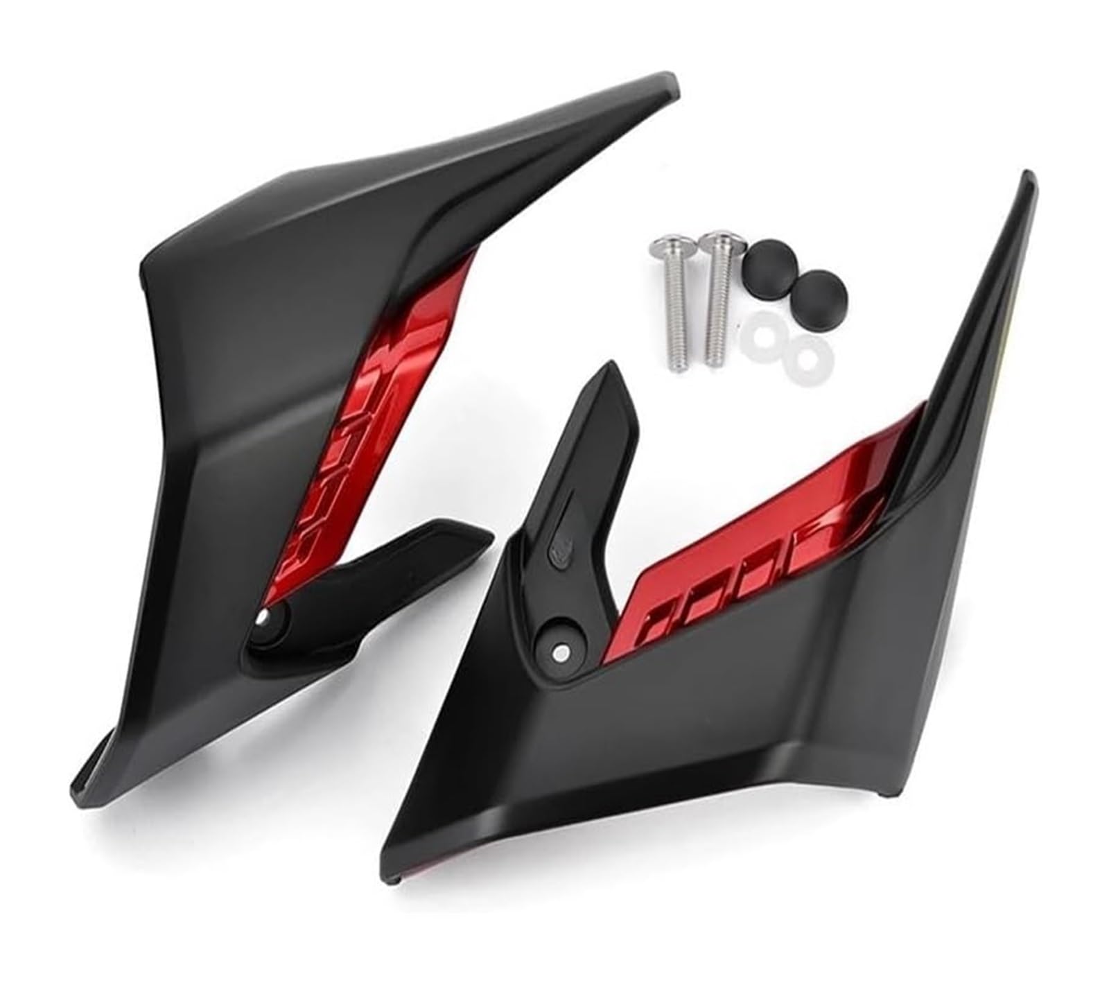 Motorrad-Seitenluftkanal Für CB650R 2019–2023 Seitenflügel-Panel-Abdeckung Winglets Gugelrahmen Motorrad-Verkleidungs-Kits(rot) von RORLL