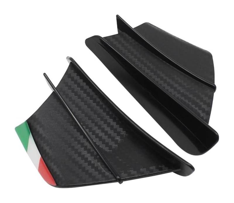 Motorrad-Seitenluftkanal Für CBR600RR Für CBR1000RR Für S1000RR Für R1 Für YZF Für R25 Für R3 Motorrad Verkleidung Aerodynamische Winglets Seite Flügel Kit Spoiler(Color-b) von RORLL