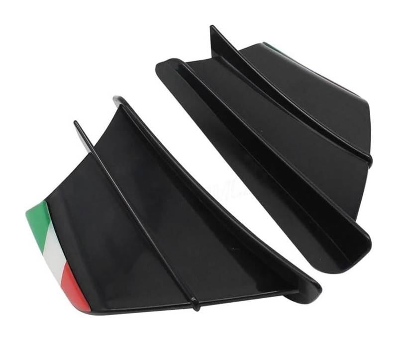 Motorrad-Seitenluftkanal Für CBR600RR Für CBR1000RR Für S1000RR Für R1 Für YZF Für R25 Für R3 Motorrad Verkleidung Aerodynamische Winglets Seite Flügel Kit Spoiler(Color-d) von RORLL