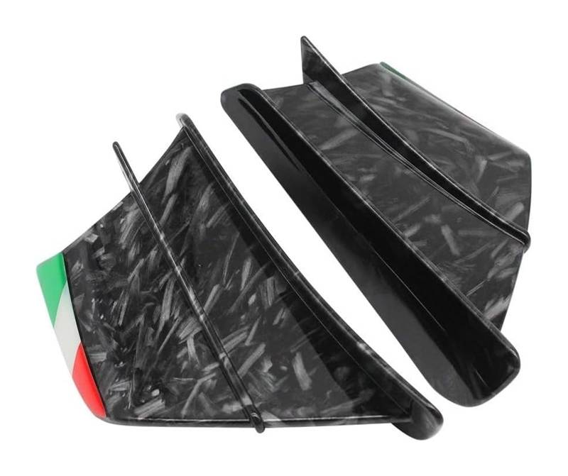 Motorrad-Seitenluftkanal Für CBR600RR Für CBR1000RR Für S1000RR Für R1 Für YZF Für R25 Für R3 Motorrad Verkleidung Aerodynamische Winglets Seite Flügel Kit Spoiler(Color-e) von RORLL