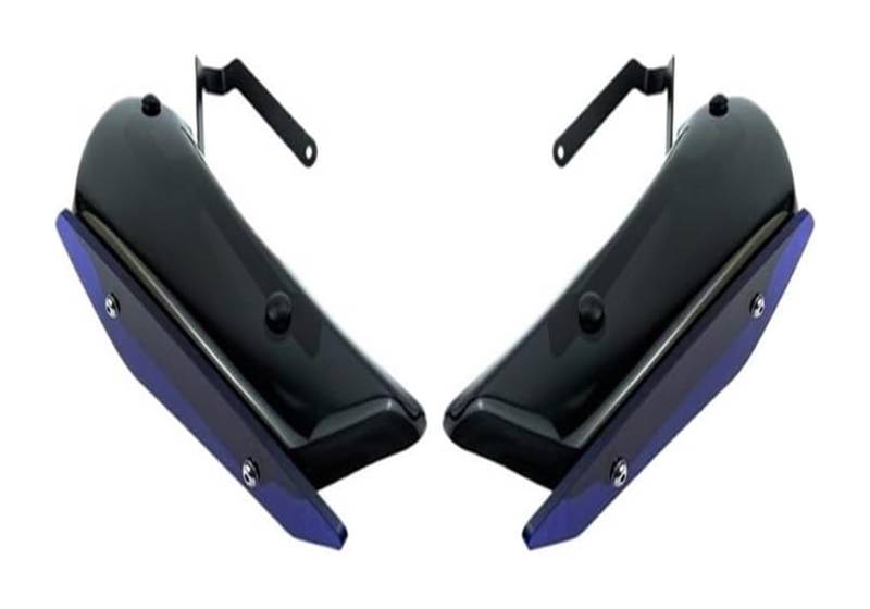 Motorrad-Seitenluftkanal Für Kaw&asaki Für Ninja 650 Für Ninja 650 2020-2023 Motorrad Downforce Sport Seitenspoiler Aerodynamischer Flügelabweiser Verkleidungsschutz(Blau) von RORLL