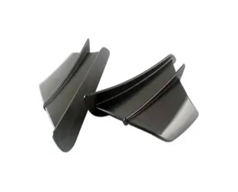 Motorrad-Seitenluftkanal Für Kaw&asaki Für Ninja H2R 300 ZX6R ZX-10R Z800 Motorrad Seitenflügel Motorrad Winglet Aerodynamischer Seitenflügel Fin Spoiler(Schwarz) von RORLL