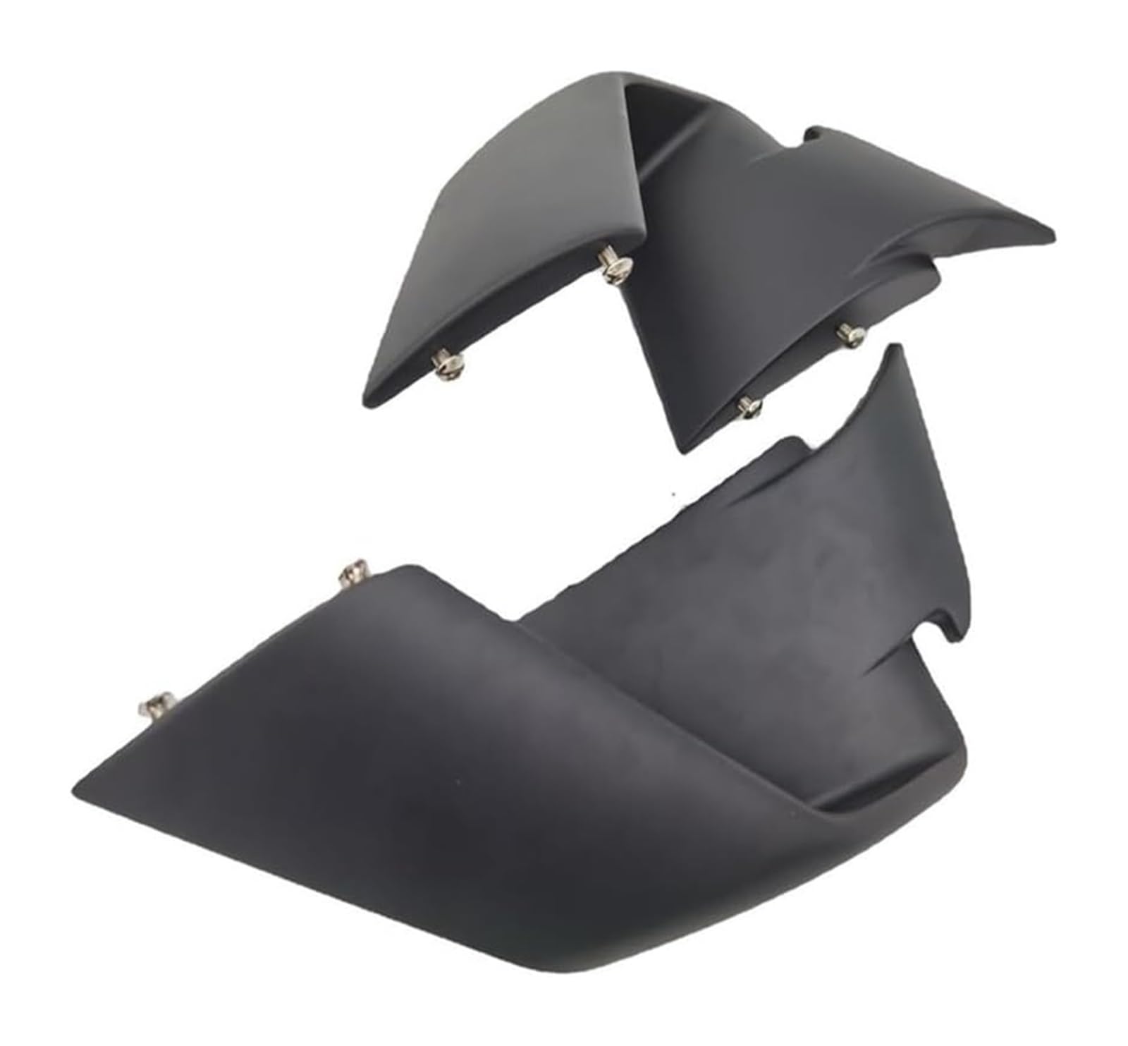 Motorrad-Seitenluftkanal Für S1000RR 2019-2022 Motorrad Winglet Seite Spoiler Wind Fluss Befestigung Flügel Verkleidung Seite Panel Fixed Wing(Schwarz) von RORLL