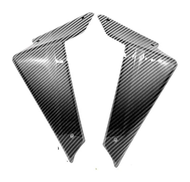 Motorrad-Seitenluftkanal Für Yam&aha MT-09/SP 2021–2023 Motorrad Sport Downforce Nackte Seitenspoiler Aerodynamisches Flügelabweiser-Zubehör(Carbon Look-Yellow) von RORLL