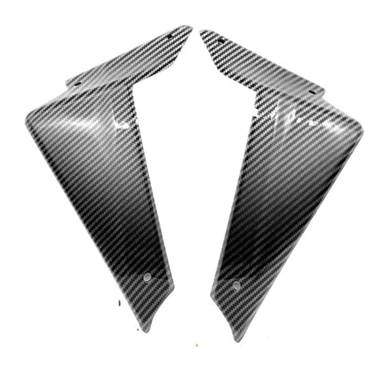 Motorrad-Seitenluftkanal Für Yam&aha MT-09/SP 2021–2023 Motorrad Sport Downforce Nackte Seitenspoiler Aerodynamisches Flügelabweiser-Zubehör(Carbon Look-Yellow) von RORLL