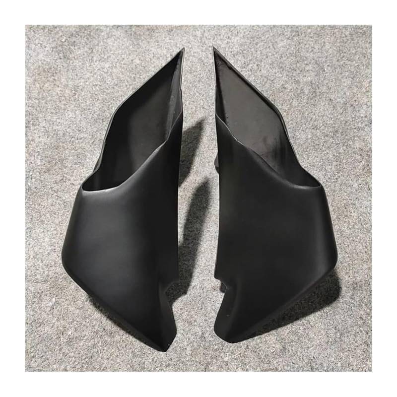 Motorrad-Seitenluftkanal Für Yam&aha YZF-R3 YZF-25 2019 2020 2021 2022 Motorradverkleidungsteile Aerodynamischer Flügelsatz Fester Winglet-Verkleidungsflügel(Schwarz) von RORLL