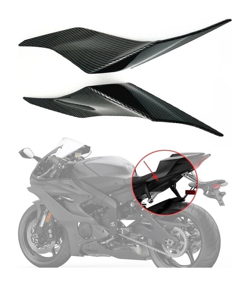 Motorrad-Seitenluftkanal Für Yama&ha YZF R6 2017-2020 Motorrad Seite Hinten Schwanz Sitz Verkleidung Abdeckung Panels Einsatz Gugel Motorrad Hinten Verkleidung von RORLL