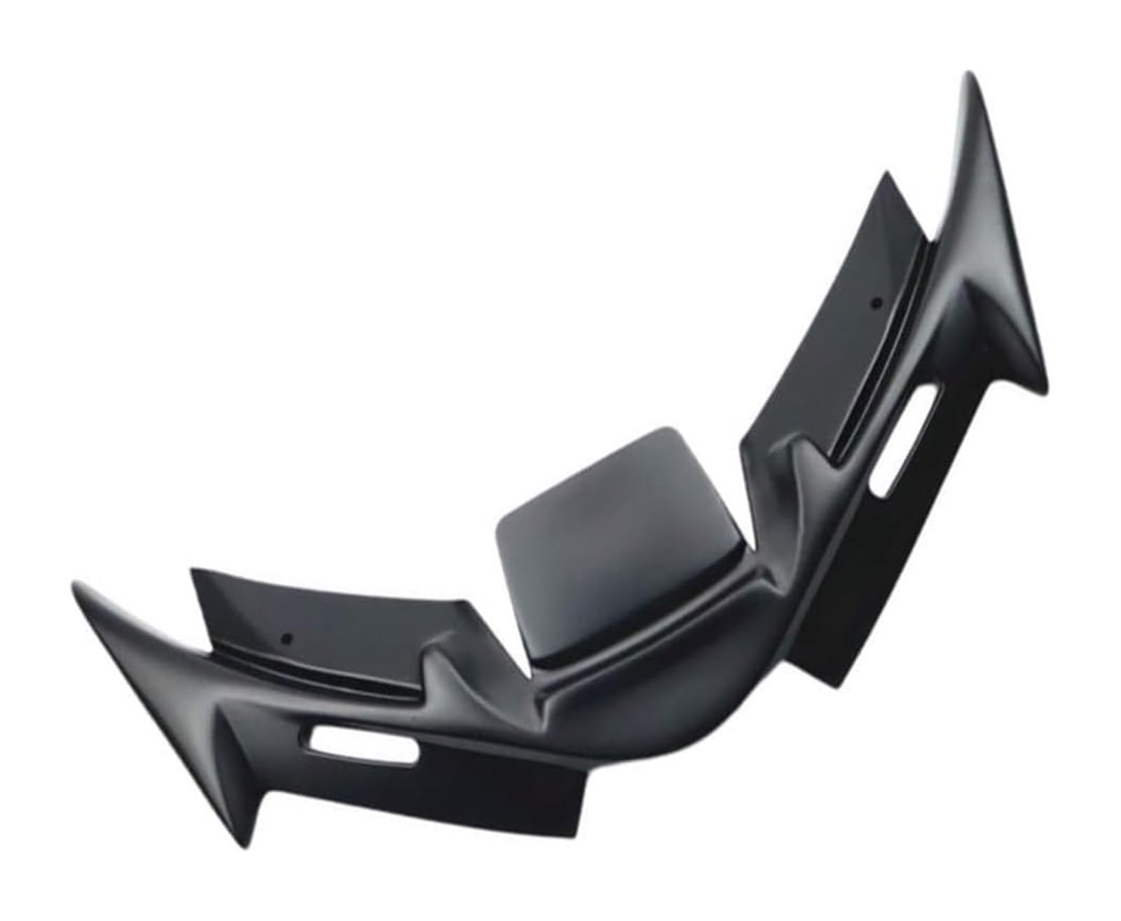 Motorrad-Seitenluftkanal Motorrad-Flügelabweiser Motorrad-Frontspoiler Aerodynamische Winglets Praktische Dynamische Spoilerflügel Motorrad(Schwarz) von RORLL