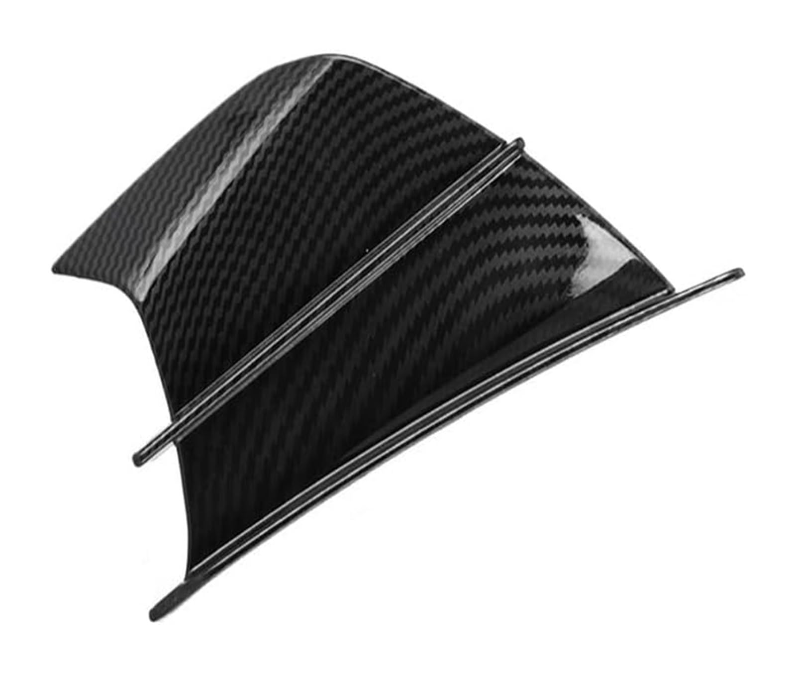 Motorrad-Seitenluftkanal Universal Motorrad Winglets Air Deflektor Bikes Motorrad Installiert Für Windschutzscheibe Winglet Aerodynamische Flügel Kit Spoiler(Color-01) von RORLL