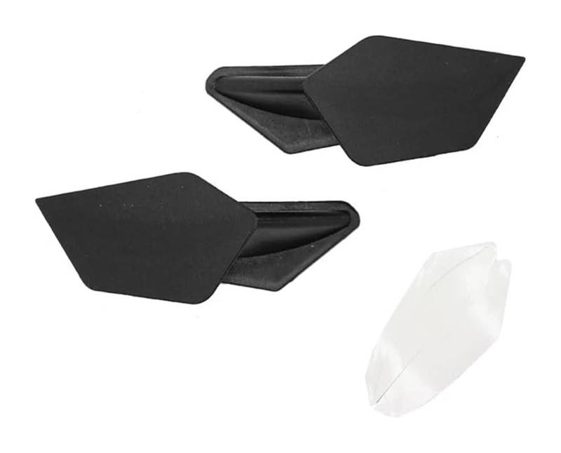 RORLL Motorrad-Seitenluftkanal Für Y&amaha 1 Paar Motorrad Aerodynamische Winglets Spoiler Wing Kit Zubehör Motorrad Spoiler Wing(E) von RORLL