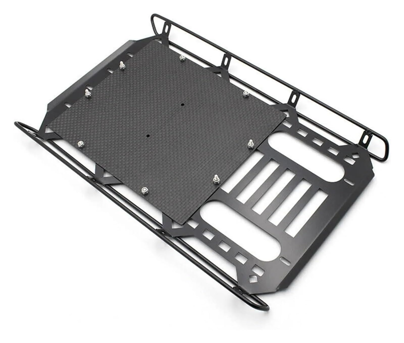 Dachgepäckträger Für Bronco Für TRX-4 2021 Metall Roll Käfig 1:10 Dach Gepäck Tray Rack Dach Schienen von ROROL