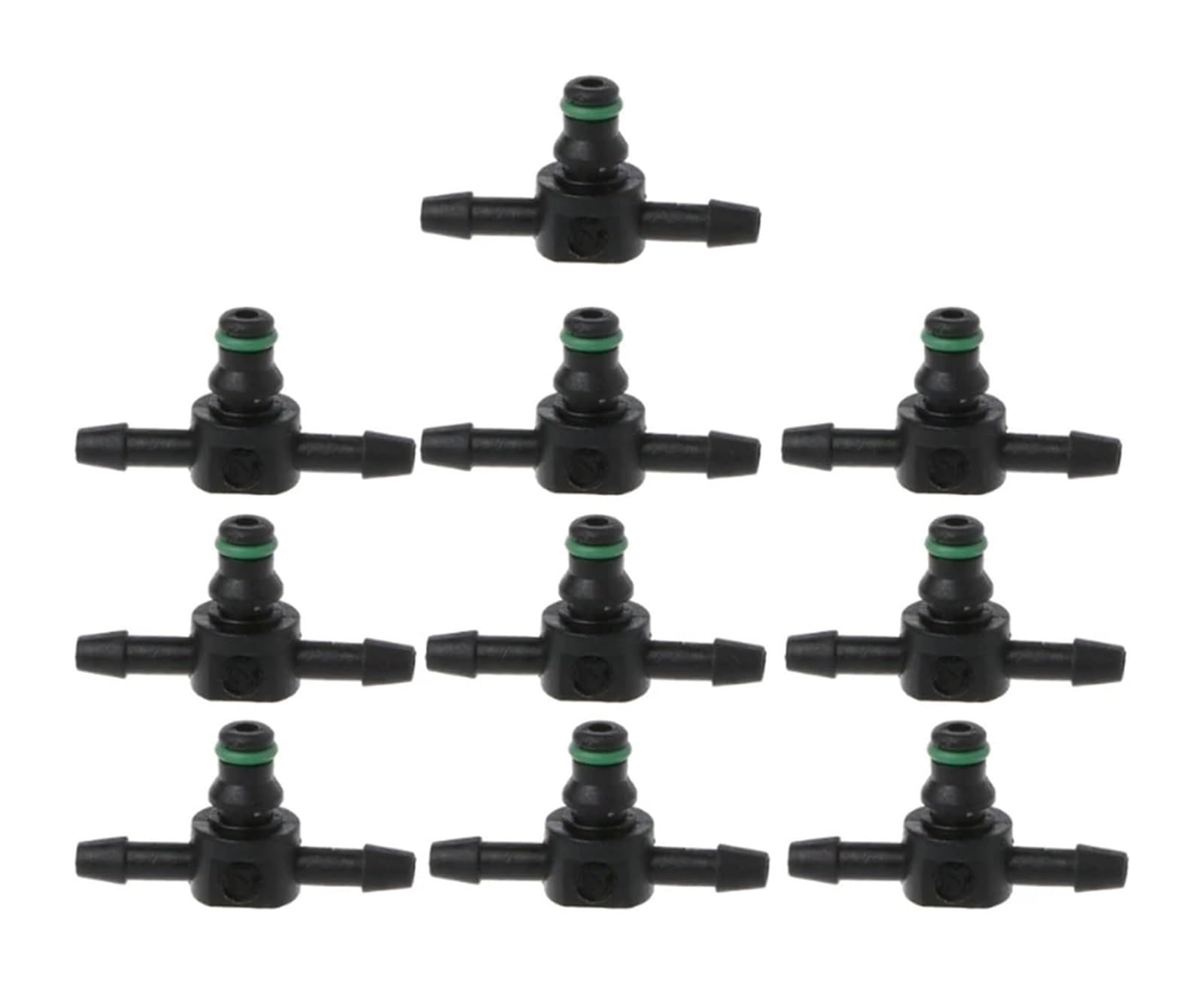 Kraftstoff Injektoren Für 10 Stück T-Typ-Stecker Rohr Schlauchverbindungsrohr Kraftstoff 110 Serie Injektor Disel Common Rail Injektor Teile Kunststoff von ROROL