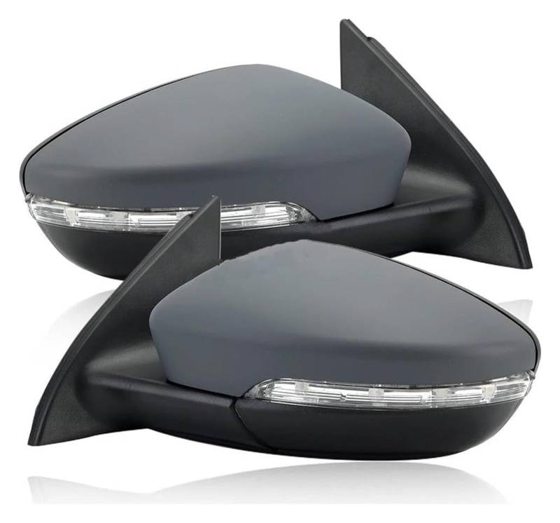 Rückspiegelbaugruppe Für VW Für p&assat B7 2012-2016 6 Drähte Auto Beheizte Spiegel Glas Auto Klapp Blinker Licht(Pair) von ROROL