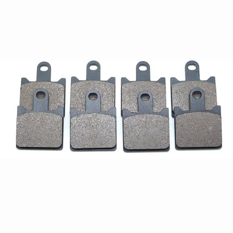 RORVECQ Für KAWASAKI Z1000 Z 1000 ABS 2007 2008 2009 Motorrad Vorne Hinten Bremsbeläge Kit(Größe:4 Front Brake Pads) von RORVECQ