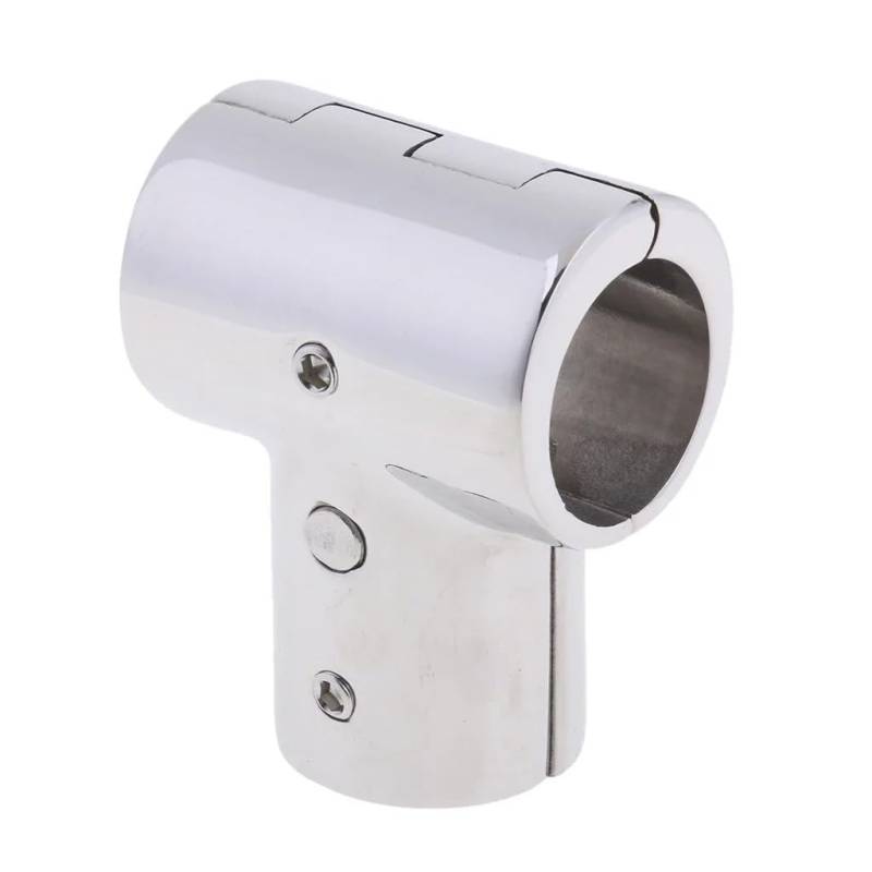 25mm Stainless Steel Marine Boat Hand Rail 90 Degree Tee Fitting Connector 1" Yacht Dock Outdoor Awning Tube Fastener von ROTEMADEGG