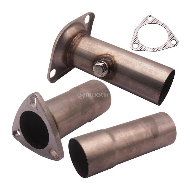 3pieces 2.5" Cat Exhaust Pipe Converter Set for Honda/Acura B/D/H/K/F-Series Engine Swap (NOT A Direct Bolt-ON) von ROTEMADEGG