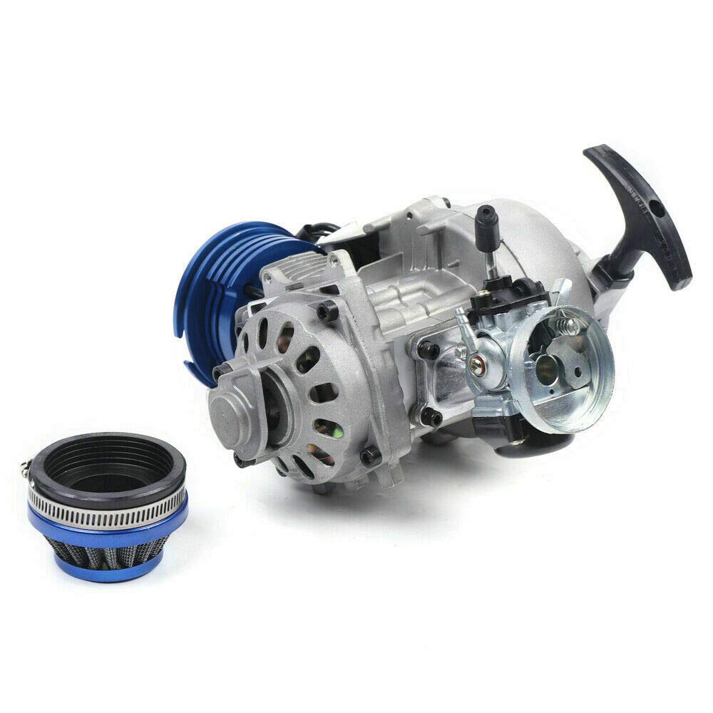 49cc High Performance Racing Complete Engine Single Cylinder 2-Stroke 1.8kw Engine Motor for Pocket Dirt Quad ATV Mini Pit Bike von ROTEMADEGG