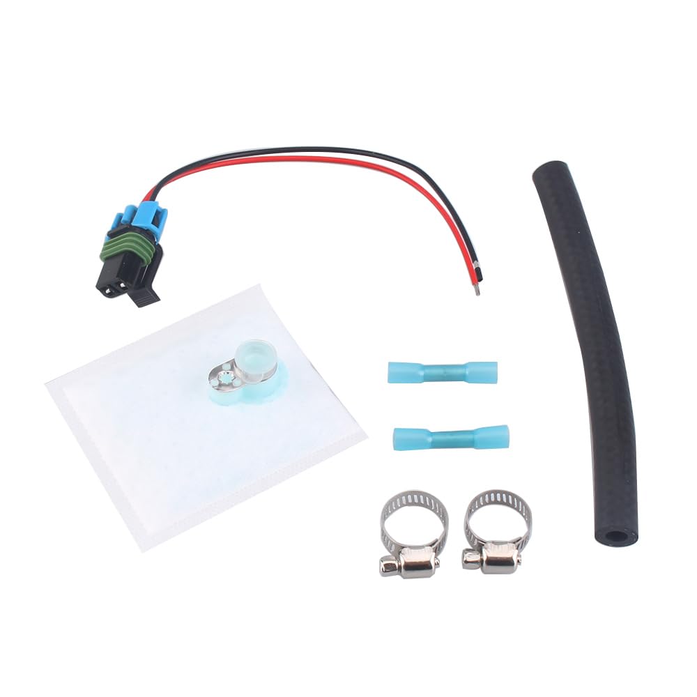 525lph F90000285 525LPH Pump Hellcat Fuel Pump & Install Kit E85 Compatible for Walbro TI for Walbro TI Accessories von ROTEMADEGG