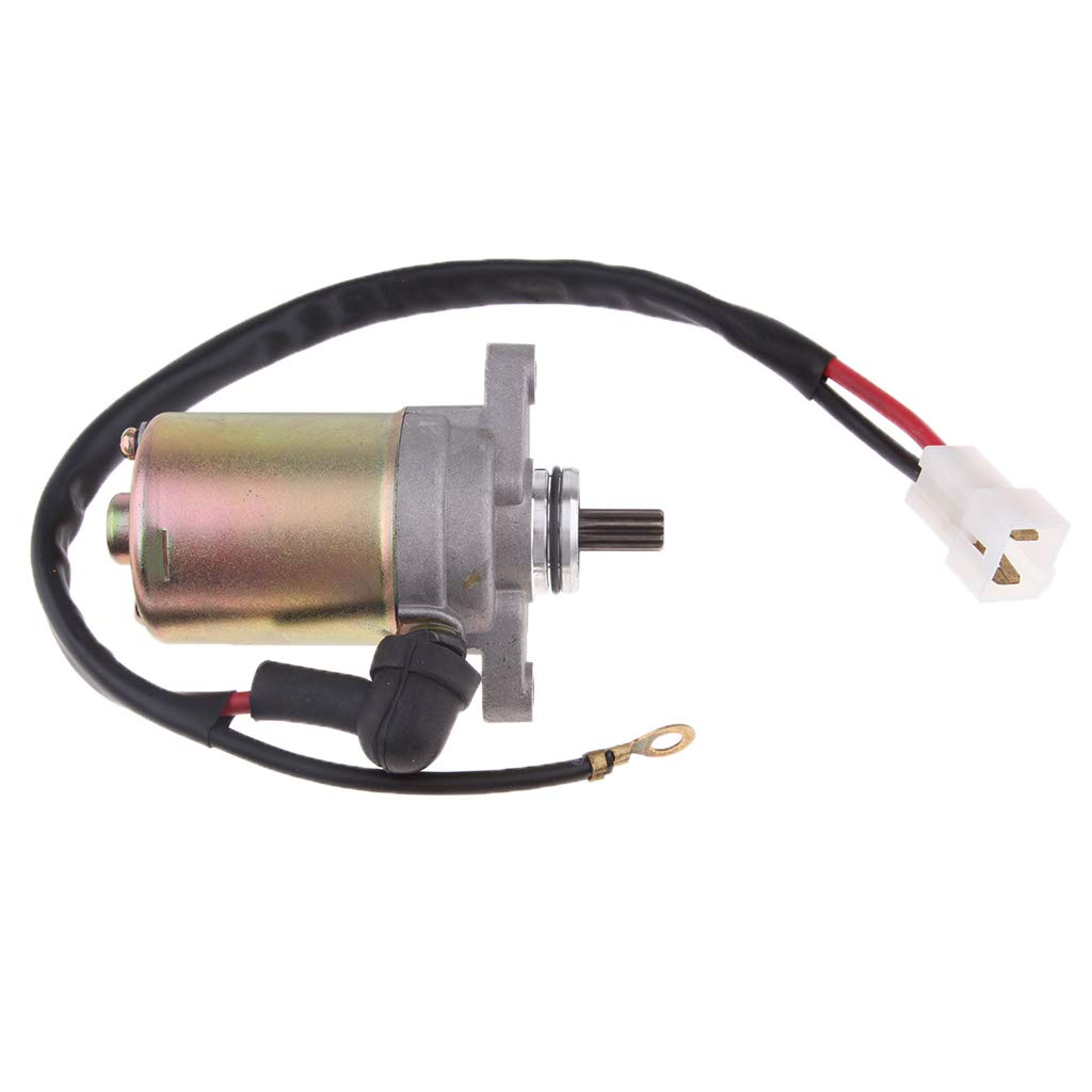 9 Tooth Starter Motor W/Cable for 2 Stroke 49cc / 50cc Jog Engines von ROTEMADEGG