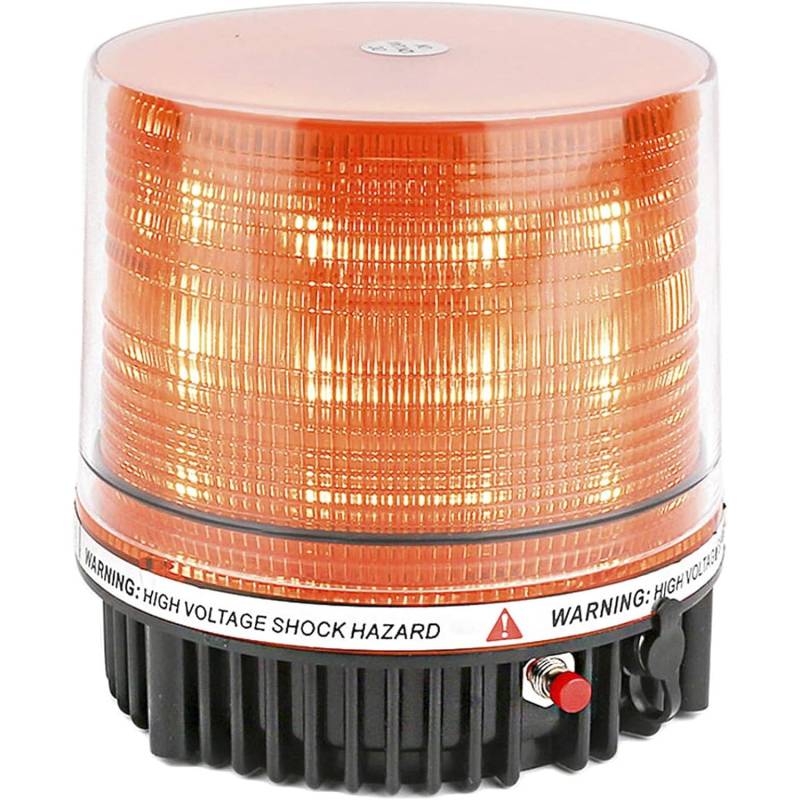 ROUTEKING Rundumleuchte Akku - Wiederaufladbar 9 Modi Blitzleuchte Wireless LED Warnleuchte Magnet, 12V- 24V Amber Blinkleuchte Beacon mit für Auto LKW Traktor SUV (Gelb) von ROUTEKING