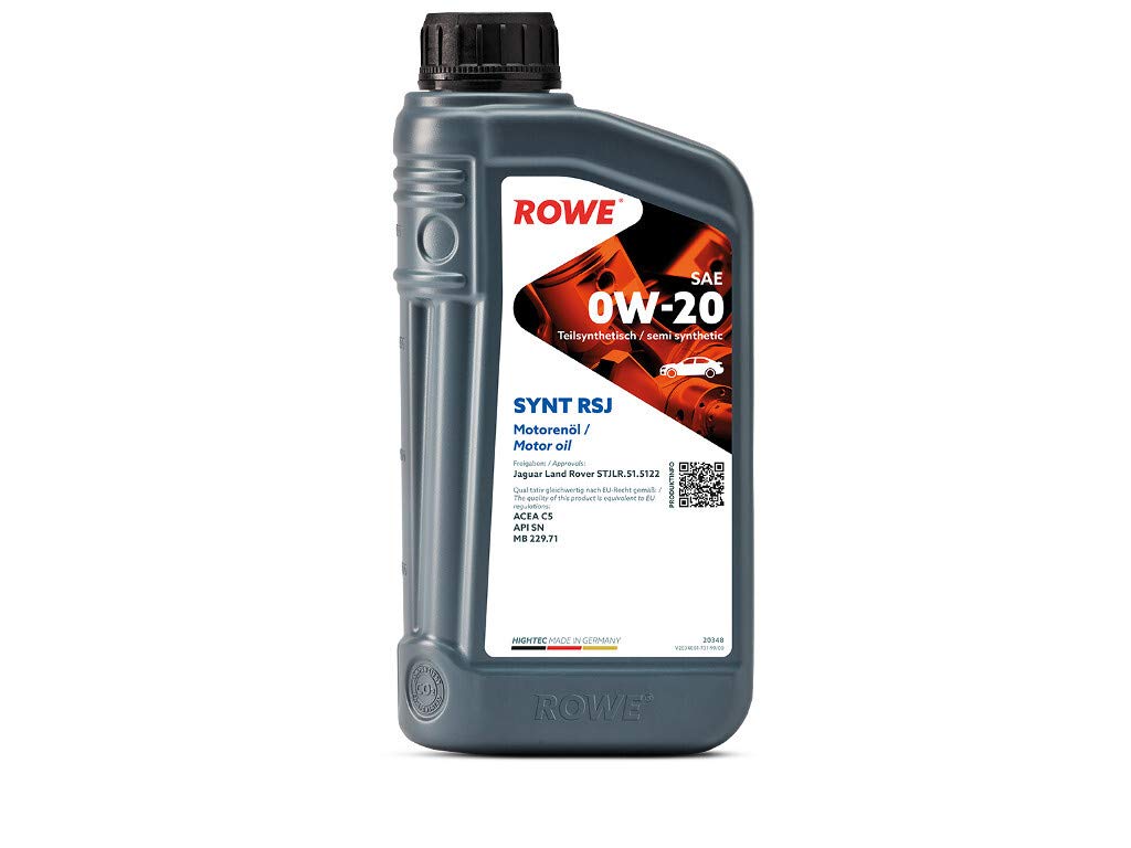 1 Liter ROWE HIGHTEC SYNT RSJ SAE 0W-20 Motoröl für Otto- und Hybridmotoren von ROWE