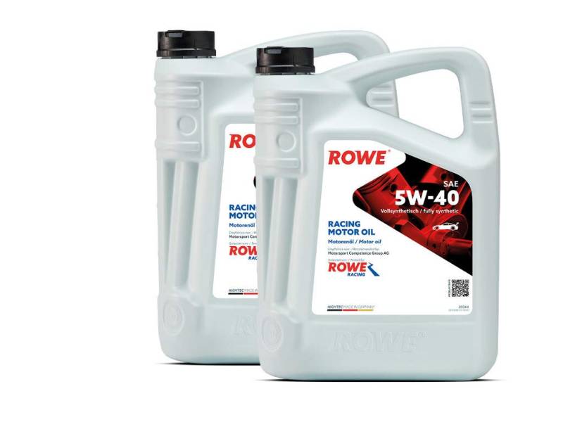 10 (2x5L) Liter ROWE HIGHTEC RACING MOTOR OIL SAE 5W-40 Motoröl Made in Germany von ROWE