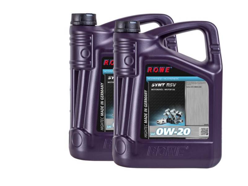 10 (2x5L) Liter ROWE HIGHTEC SYNT RSV SAE 0W-20 Motoröl für VOLVO von ROWE