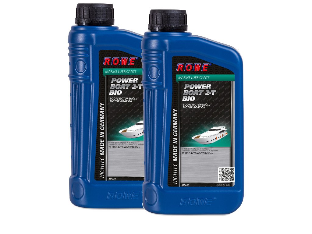 2 (2x1) Liter ROWE HIGHTEC POWER BOAT 2-T BIO von ROWE