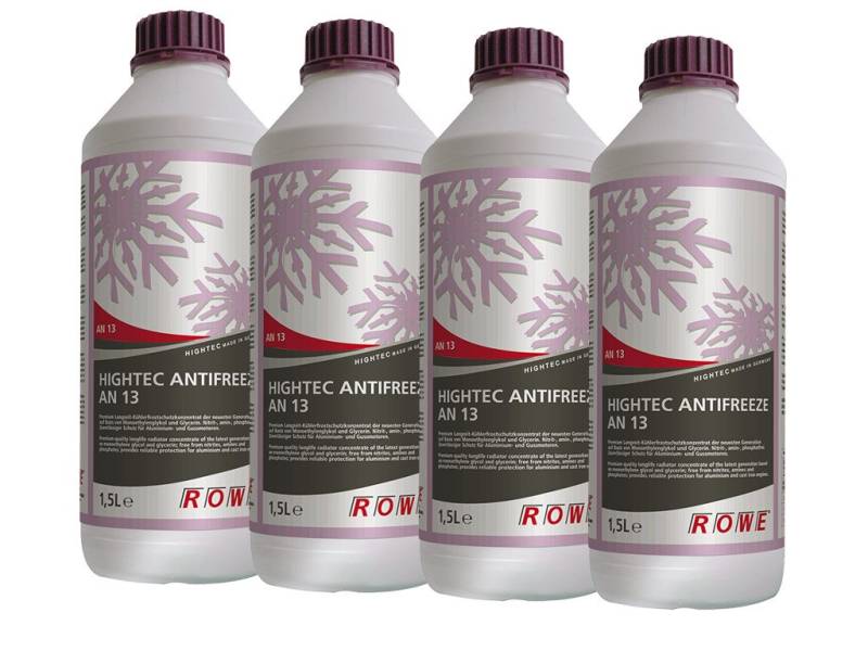 6 (4x1,5) Liter ROWE HIGHTEC ANTIFREEZE AN 13 von ROWE