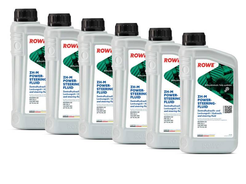 6 (6x1) Liter ROWE HIGHTEC ZH-M POWER-STEERING-FLUID von ROWE