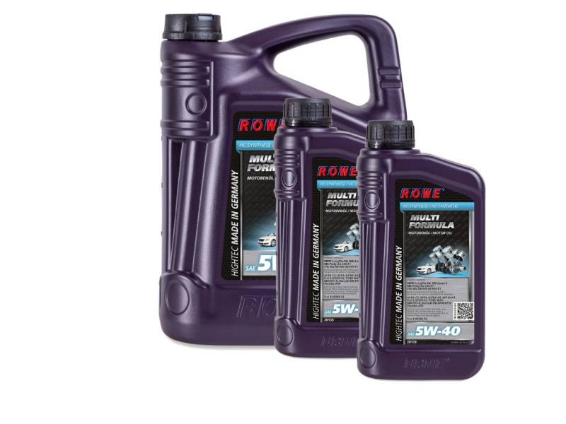 ROWE - 5 + 2x 1 Liter HIGHTEC MULTI FORMULA SAE 5W-40 Motorenöl von ROWE