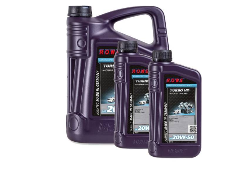 7 (5+2) Liter ROWE HIGHTEC TURBO HD SAE 20W-50 von ROWE