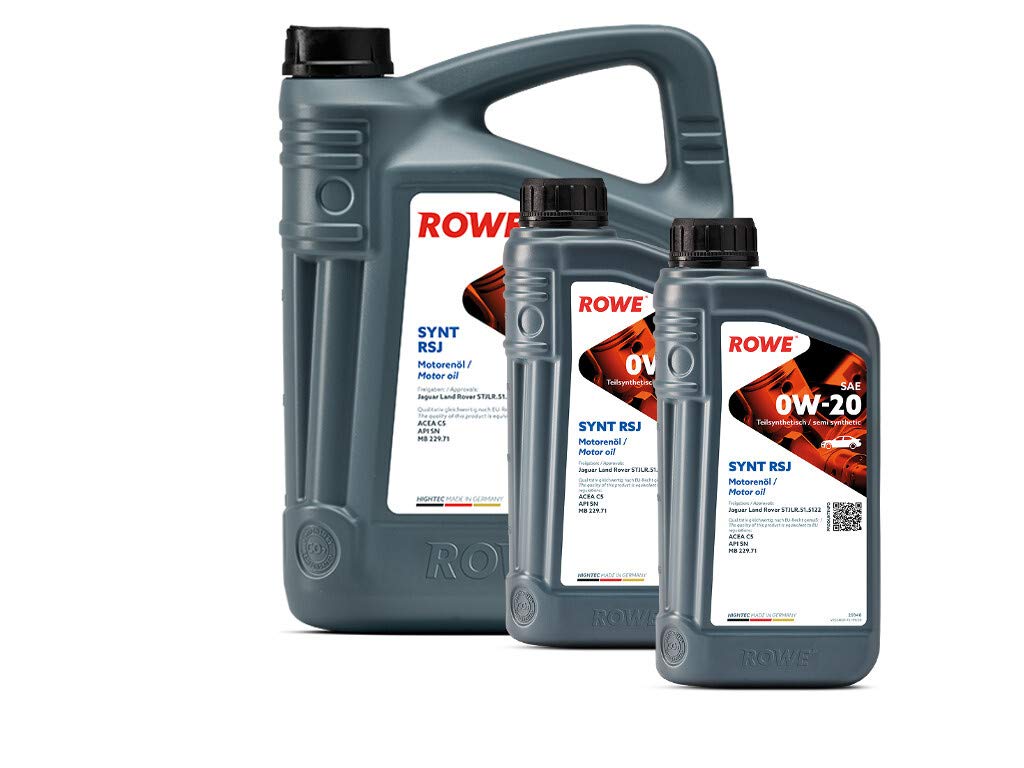 7 (5L+2L) Liter ROWE HIGHTEC SYNT RSJ SAE 0W-20 Motoröl für Otto- und Hybridmotoren von ROWE