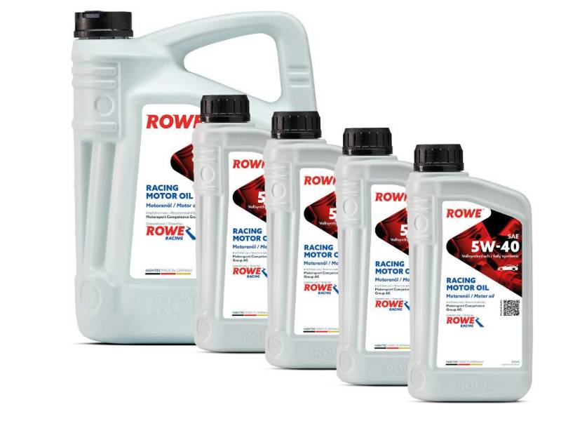 9 (5L+4L) Liter ROWE HIGHTEC RACING MOTOR OIL SAE 5W-40 Motoröl Made in Germany von ROWE