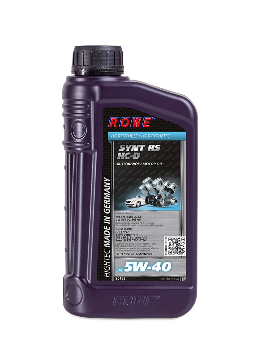 ROWE HIGHTEC SYNT RS SAE 5W-40 HC-D, 1 Liter von ROWE