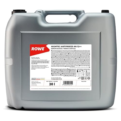 ROWE Hightec Antifreeze AN 12++ - 20 Liter PKW Kühler-Frostschutzkonzentrat | Made in Germany von ROWE