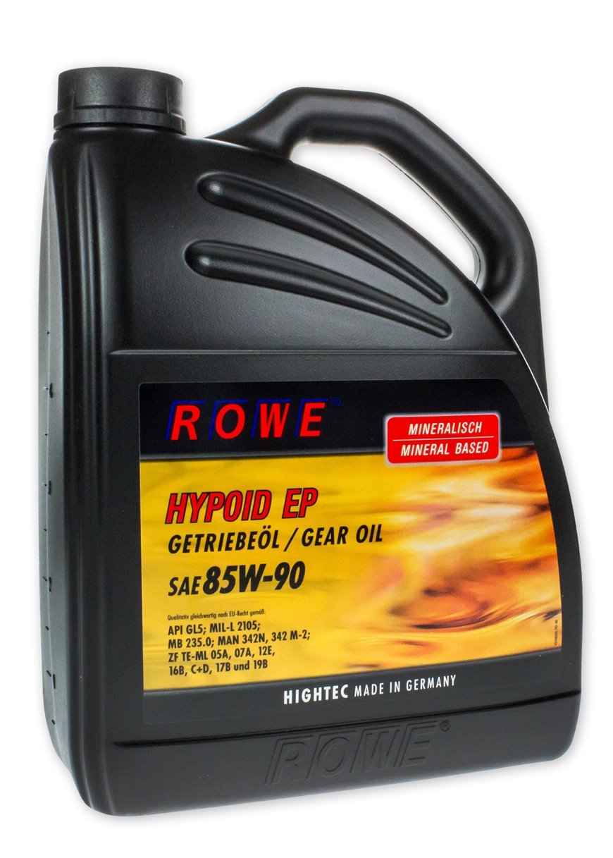 ROWE Hightec Hypoid EP SAE 85W-90-5 Liter PKW Getriebeöl mineralisch | Made in Germany von ROWE